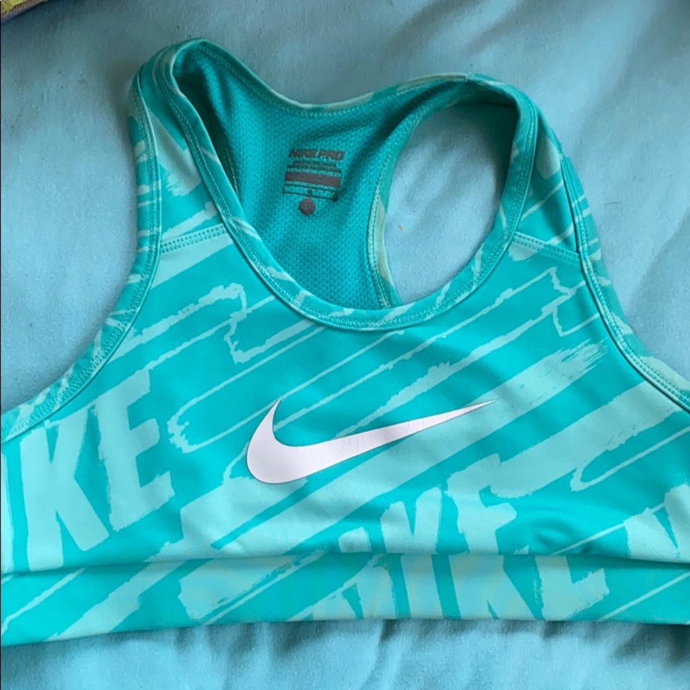 2 girls Nike sports bras